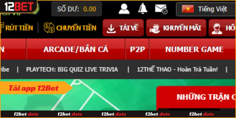 Những câu hỏi liên quan khi tải App 12bet