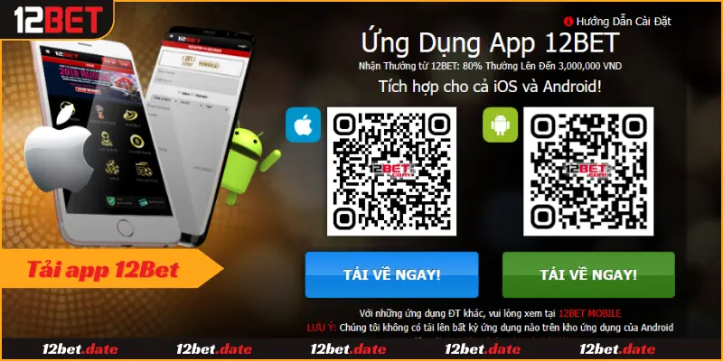 Tải App 12bet